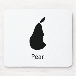 Alfombrilla De Ratón ¡Una pera con una mordedura!