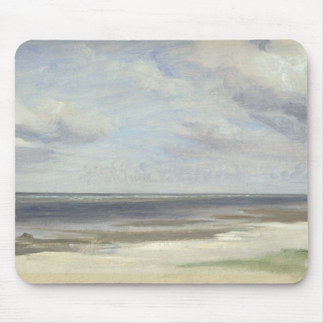 Alfombrilla De Ratón Una playa en el mar Báltico en Laboe, 1842 (Frente)