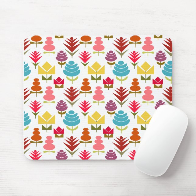Alfombrilla De Ratón Una Plétora de Flores (Con ratón)