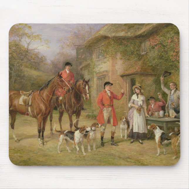 Alfombrilla De Ratón Una reunión en las tres palomas (Frente)