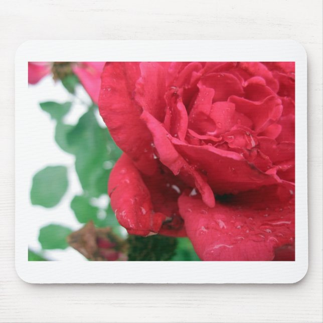 Alfombrilla De Ratón Una rosa roja (Frente)