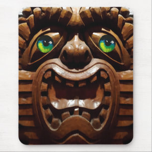 Alfombrilla De Ratón Una terraza tiki - Ken Gage Art