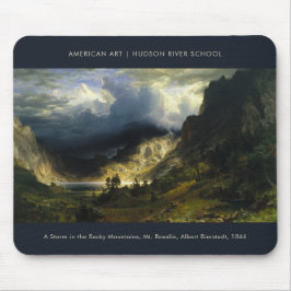 Alfombrilla De Ratón Una tormenta en la pintura Bella Artes de las Mont