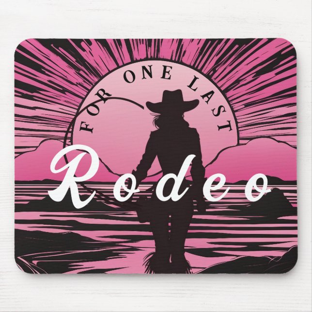 Alfombrilla De Ratón Una última despedida de soltera Rodeo (Frente)