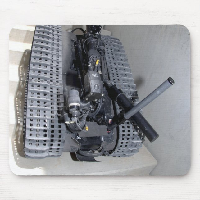 Alfombrilla De Ratón Una unidad robot Talon 3B escalando un vuelo de st (Frente)