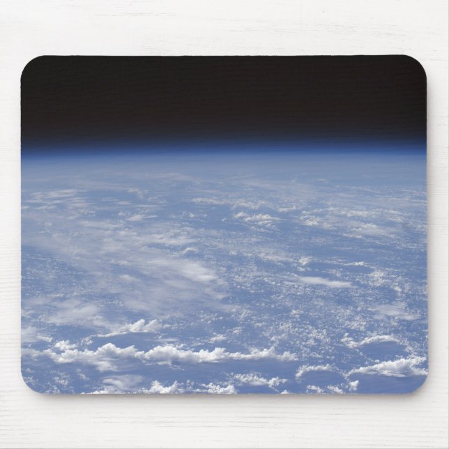 Alfombrilla De Ratón Una visión de horizonte oblicua de la atmósfera te (Frente)