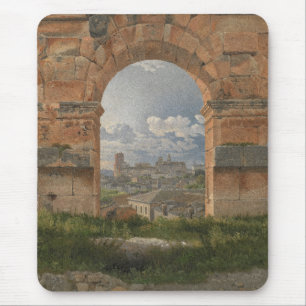 Alfombrilla De Ratón Una vista a través de tres arcos del Coliseo