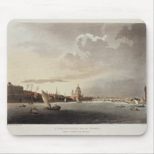 Alfombrilla De Ratón Una vista de Londres del Thames, 1809