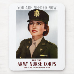 Alfombrilla De Ratón Únase a al cuerpo de enfermera del ejército
