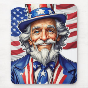 Alfombrilla De Ratón Uncle Sam USA