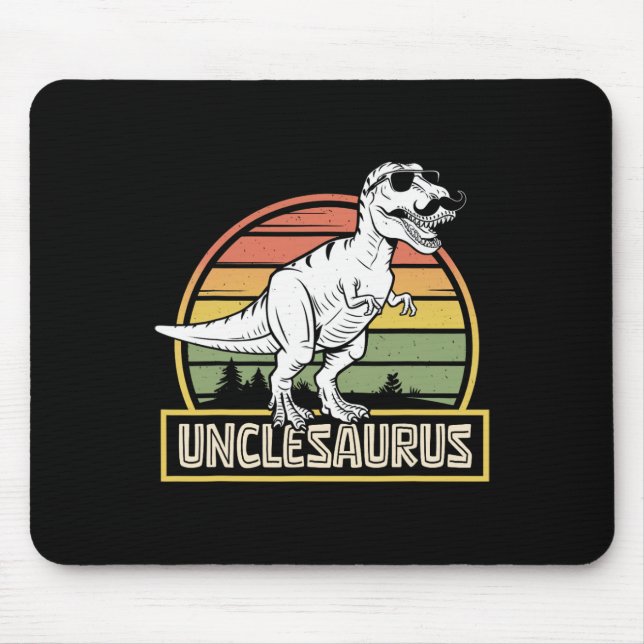 Alfombrilla De Ratón Unclesaurus T Rex Dinosaur Uncle Saurus Mating F (Frente)