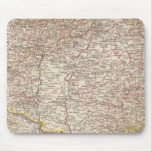 Alfombrilla De Ratón Ungarn, Hungría Atlas Map