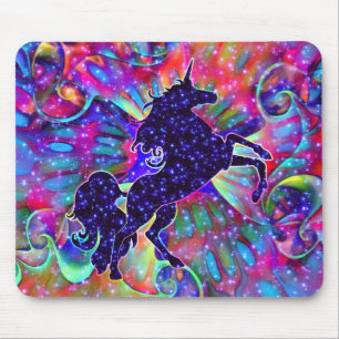 Alfombrilla De Ratón UNICORN DE LOS multicolores UNIVERSOS