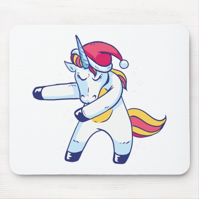 Alfombrilla De Ratón Unicorn navidades (Frente)