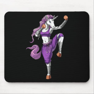 Alfombrilla De Ratón Unicorn Ninja Karate Kickboxing Muay Thai Artes Ma