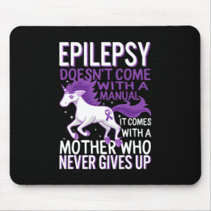 Alfombrilla De Ratón Unicornio de concientización sobre la epilepsia Ci