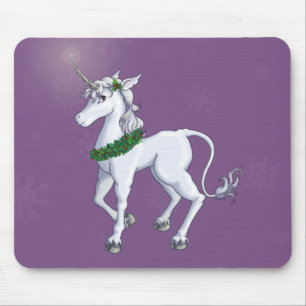 Alfombrilla De Ratón Unicornio del navidad