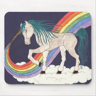 Alfombrilla De Ratón Unicornio Mousepad del arco iris