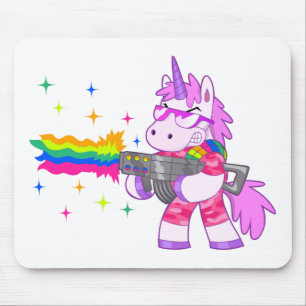 Alfombrilla De Ratón Unicornio púrpura - arma