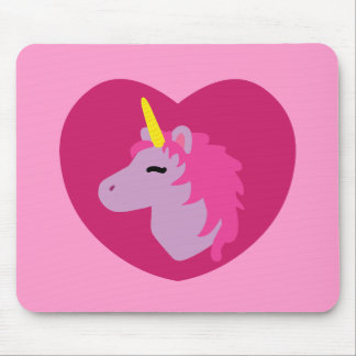 Alfombrilla De Ratón Unicornio rosa