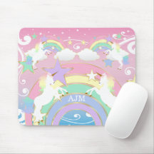 Unicornio rosa arcoiris personalizado