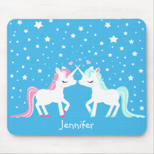 Alfombrilla De Ratón Unicornios en el mousepad del amor adaptable