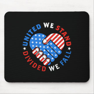 Alfombrilla De Ratón Unidos nos mantenemos divididos caemos la bandera 