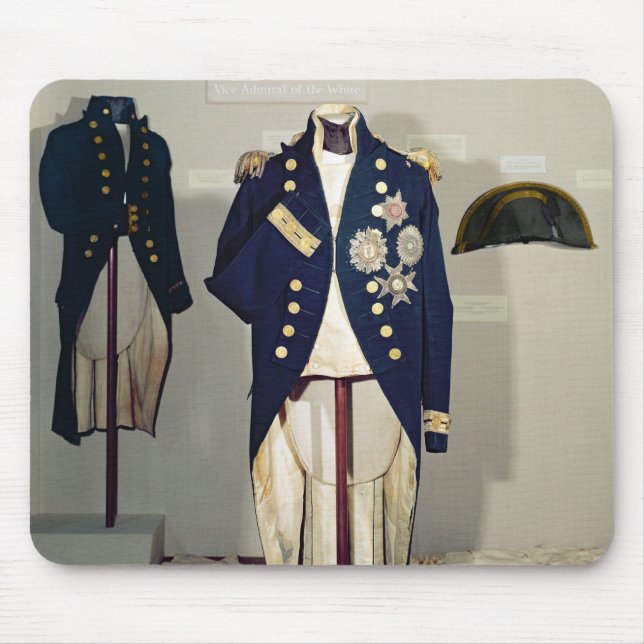 Alfombrilla De Ratón Uniforme naval real llevado (Frente)