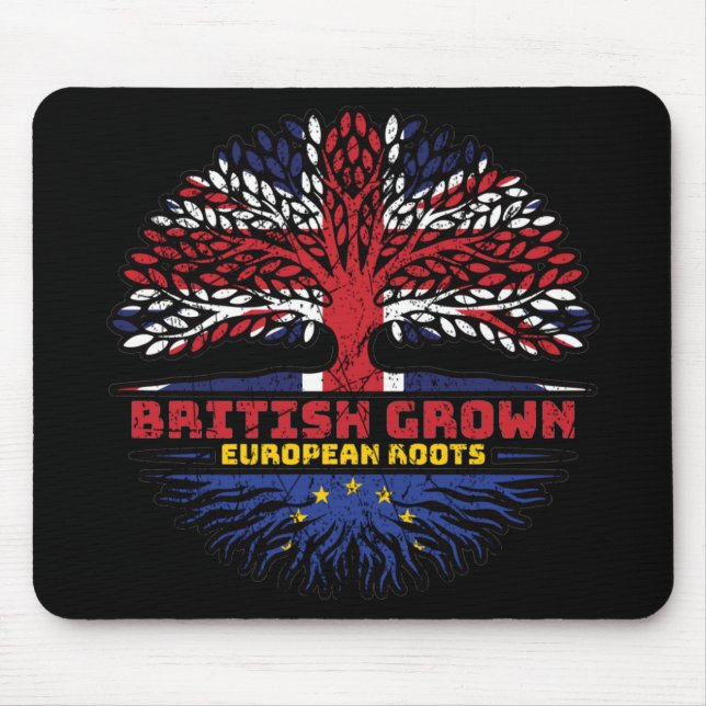 Alfombrilla De Ratón Unión Europea Europa Reino Unido Reino Unido (Frente)