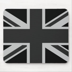 Alfombrilla De Ratón Union Jack negro Mousepad