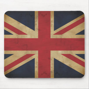 Alfombrilla De Ratón Union Jack tradicional viejo Mousepad