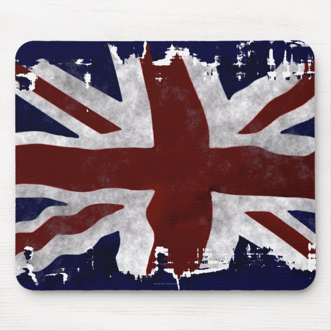 Alfombrilla De Ratón Unión Patriótica Jack, bandera de la Unión del Rei (Frente)