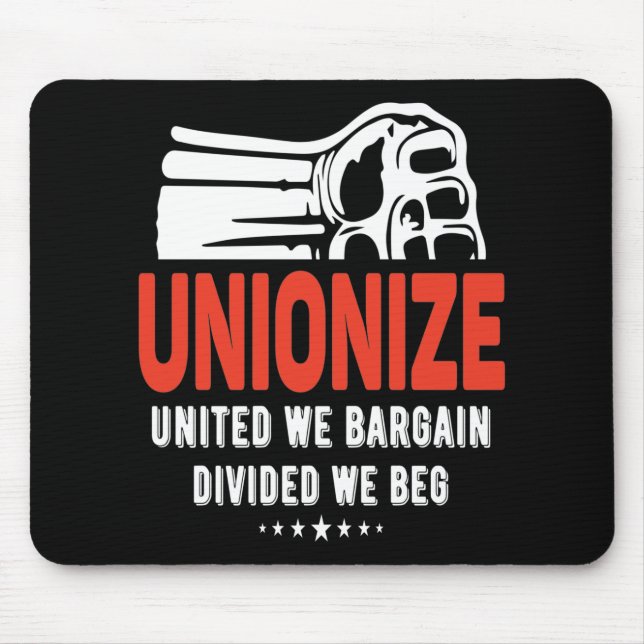 Alfombrilla De Ratón Unionizar - Unidos, vendemos, divididos, rogamos (Frente)