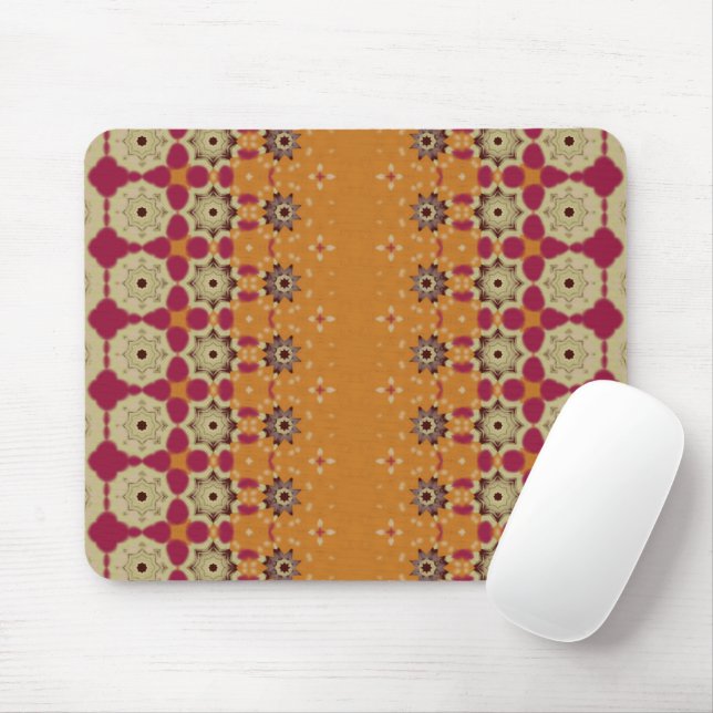 Alfombrilla De Ratón Unique Geometric Pale orange mouse pad (Con ratón)