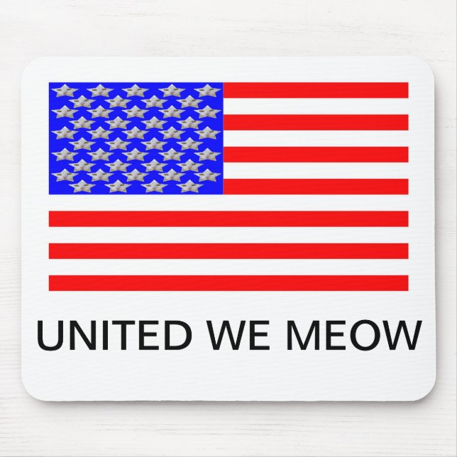 Alfombrilla De Ratón United We Meow (Frente)