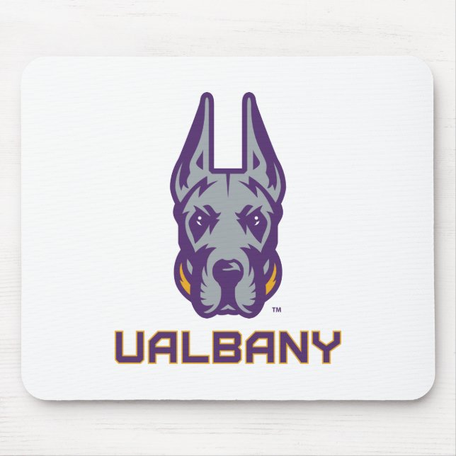 Alfombrilla De Ratón Universidad de Albany Great Danes (Frente)