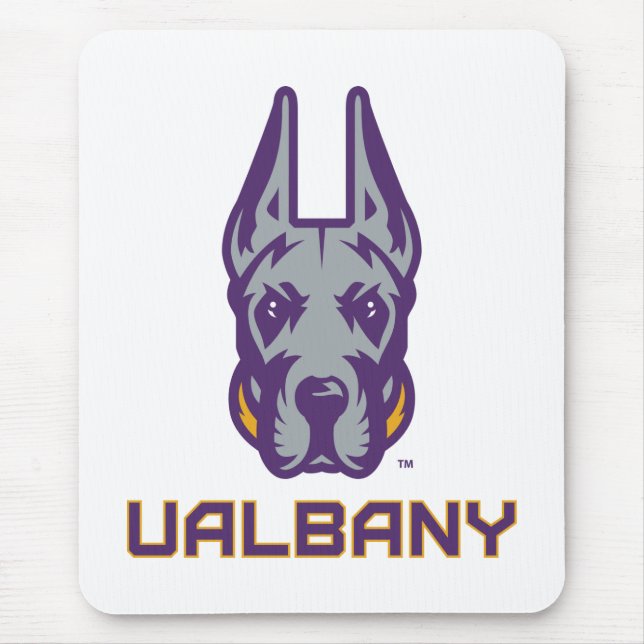 Alfombrilla De Ratón Universidad de Albany Great Danes (Frente)
