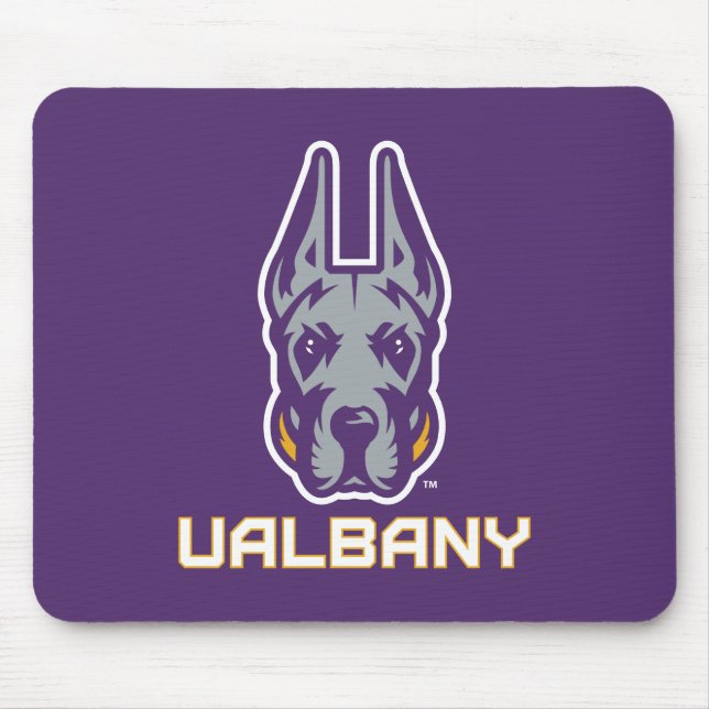 Alfombrilla De Ratón Universidad de Albany Great Danes (Frente)