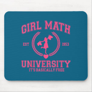 Alfombrilla De Ratón Universidad de Matemáticas para Chicas es Básicame