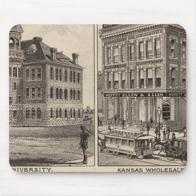 Alfombrilla De Ratón Universidad Wichita de Kansas (Frente)