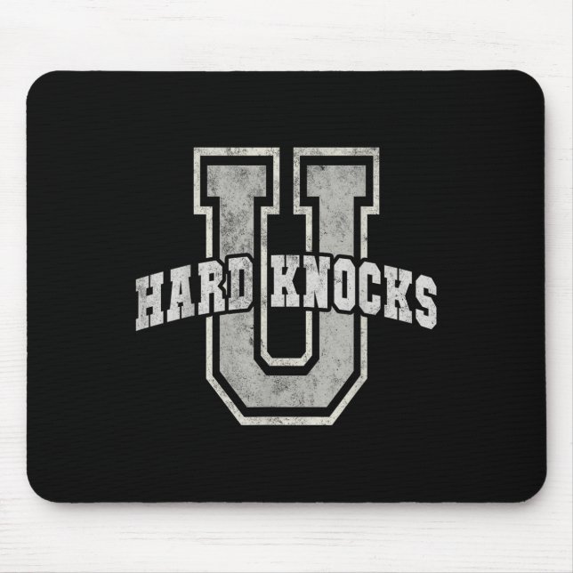 Alfombrilla De Ratón University Of Hard Knocks Life Goals College Schoo (Frente)
