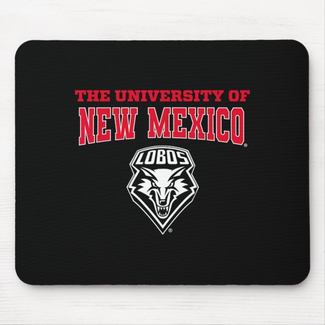 Alfombrilla De Ratón University Of New Mexico Unm Lobos Ncaa Unm&#;   (Frente)