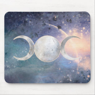 Alfombrilla De Ratón Universo Celestial Triple Diosa Luna Moonstone