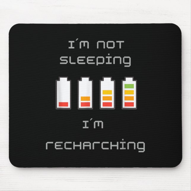 Alfombrilla De Ratón Unplugged &amp; Energized_ Cool Battery Design  (Frente)
