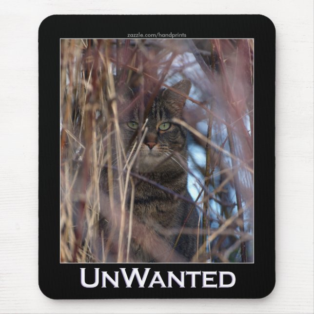 Alfombrilla De Ratón UnWanted Feral Cat Mousepad (Frente)