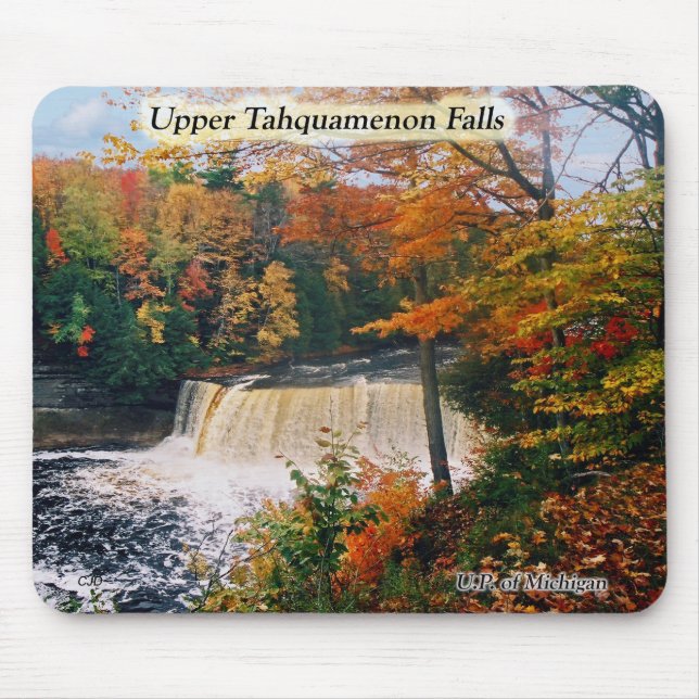 Alfombrilla De Ratón Upper Tahquamenon Falls fall mousepad (Frente)