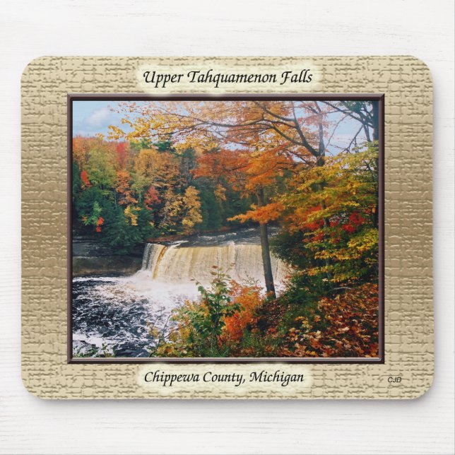 Alfombrilla De Ratón Upper Tahquamenon Falls framed mousepad (Frente)