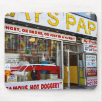 Upper West Side Hot Dog Shop New York City NYC