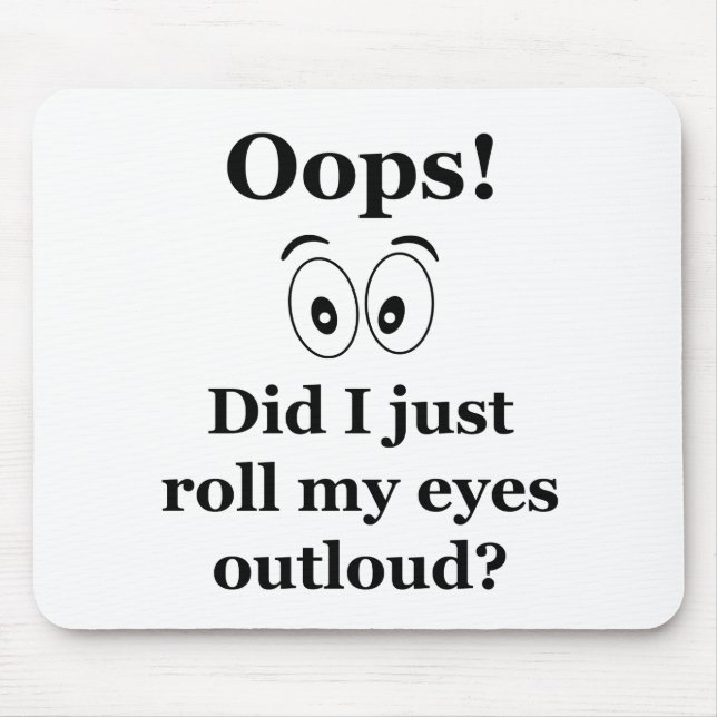 Alfombrilla De Ratón ¡Ups! (Frente)