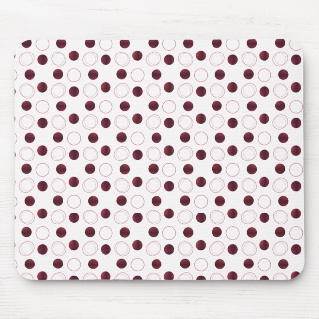 Alfombrilla De Ratón Uptown Bliss Mousepad, Borgoña (Frente)